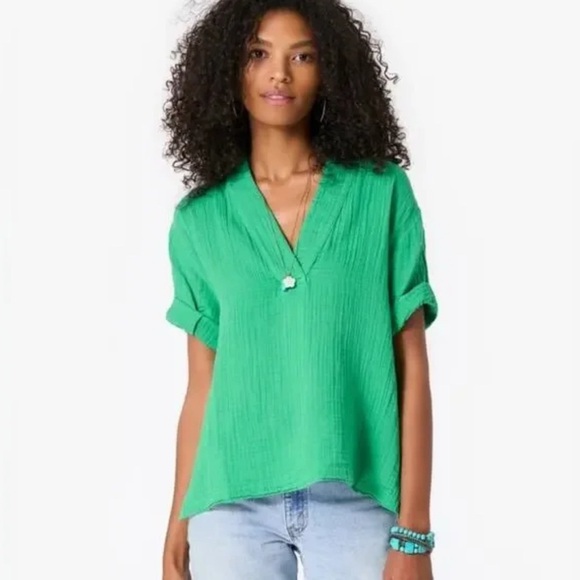 XiRENA Avery Gauzy Cotton Top XS - Picture 1 of 5
